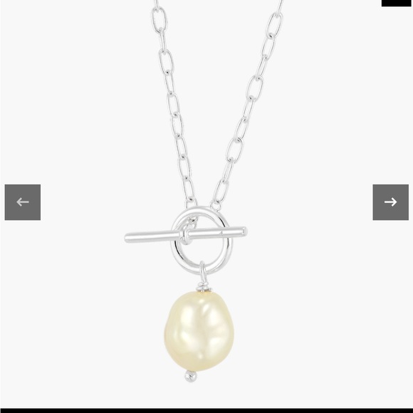 Center Attention Pendant Necklace new elite sterling silver and pearl necklace. - Picture 2 of 8